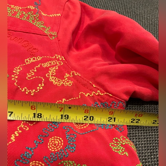 Coldwater Creek Womens Embroidered Button down Jacket - Picture 10 of 11